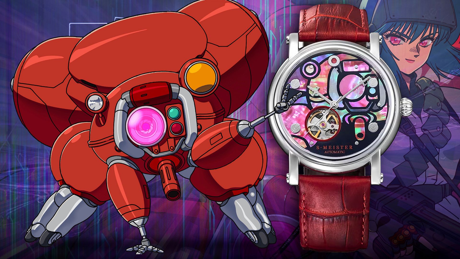 Ghost in the Shell Transforms Its Iconic Red Tank Into a High-End Watch for International Release