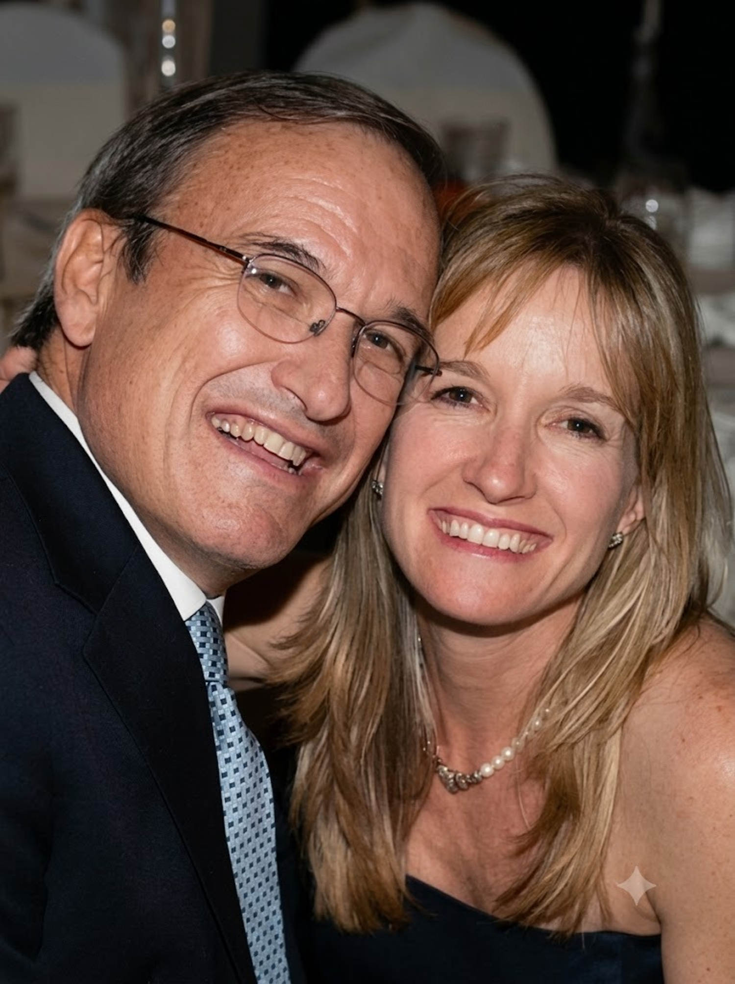 Castellanos and her late father. (Courtesy Elena Castellanos)