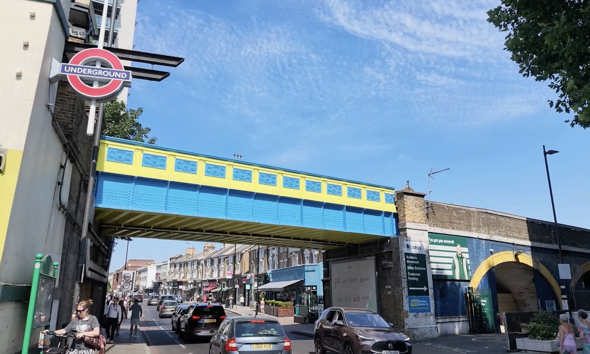 Residents' fury over railway bridge given 'garish' £600,000 paintjob in leafy London suburb