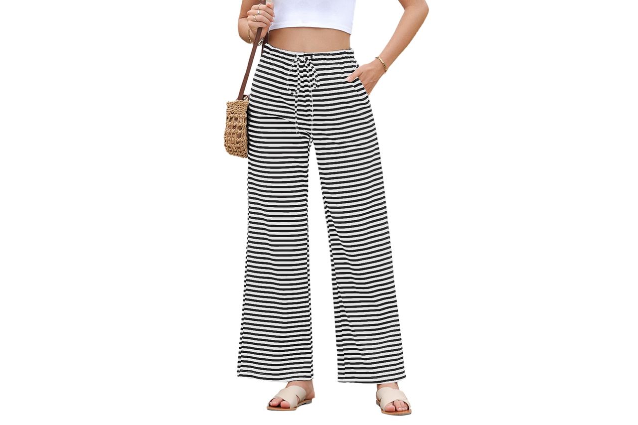 Amazon EVALESS Striped Pants