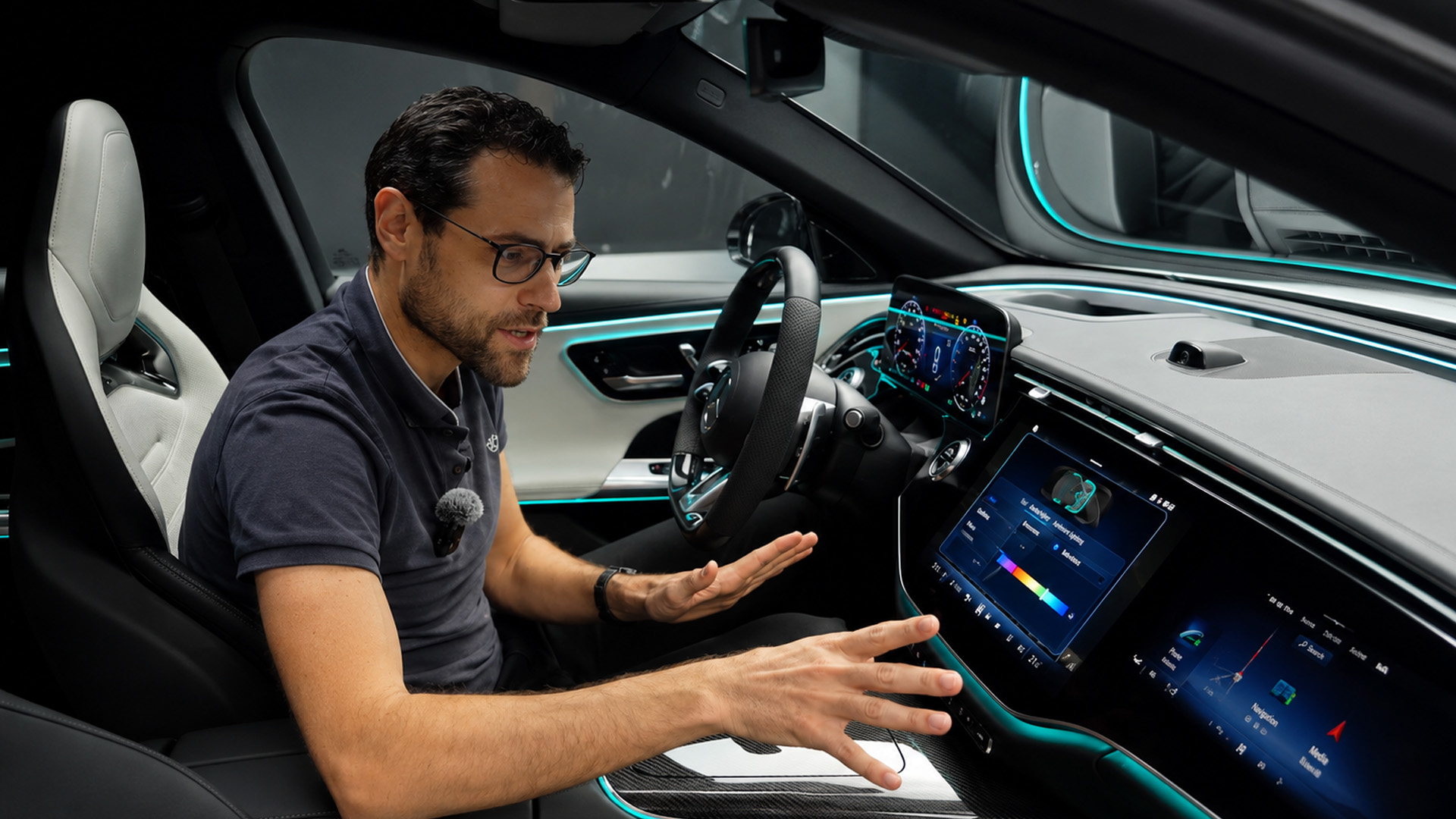 Mercedes E53 AMG dashboard design makes every feature easy to access