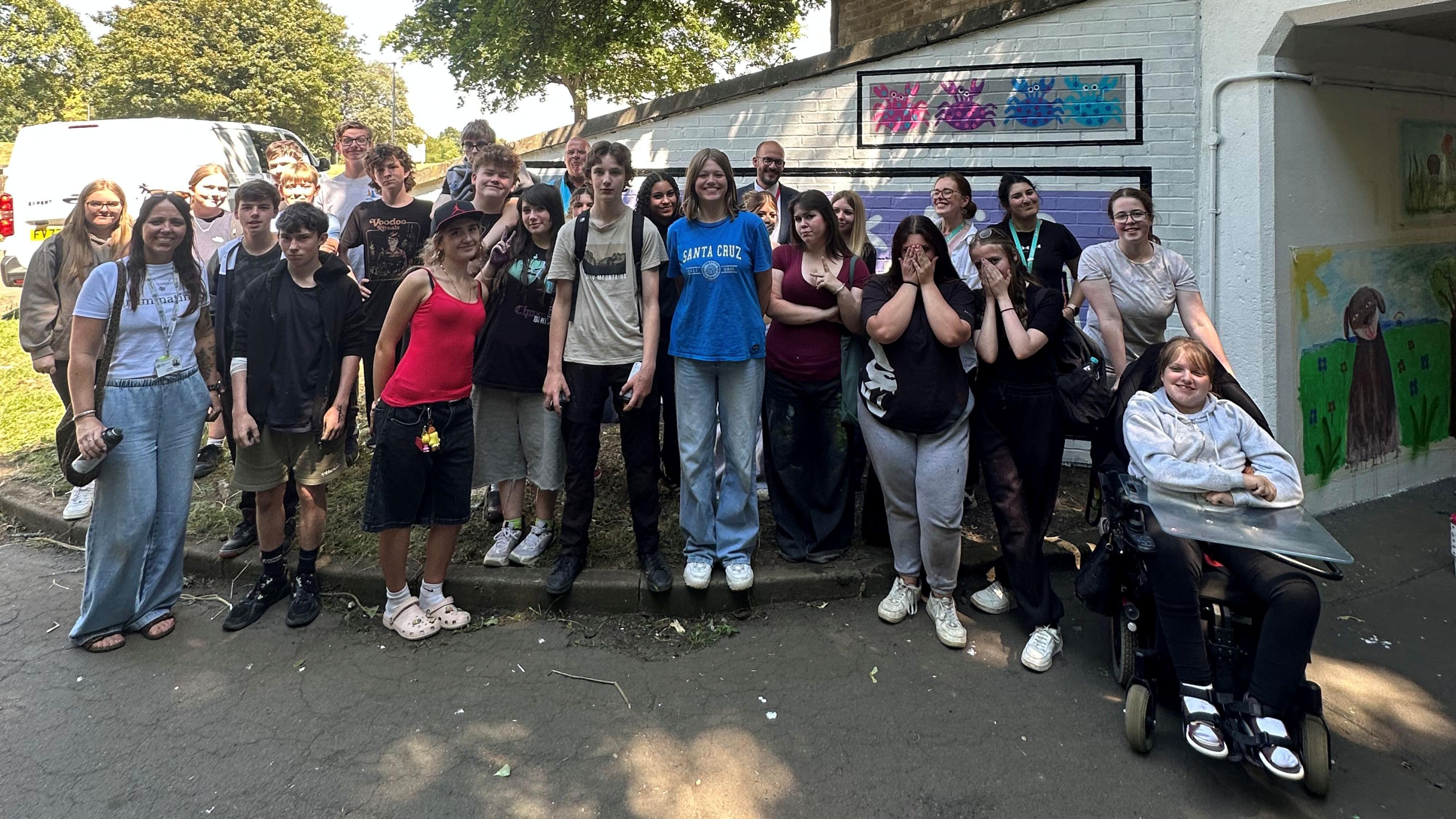 Pupils from Parker E-ACT Academy worked hard on the project