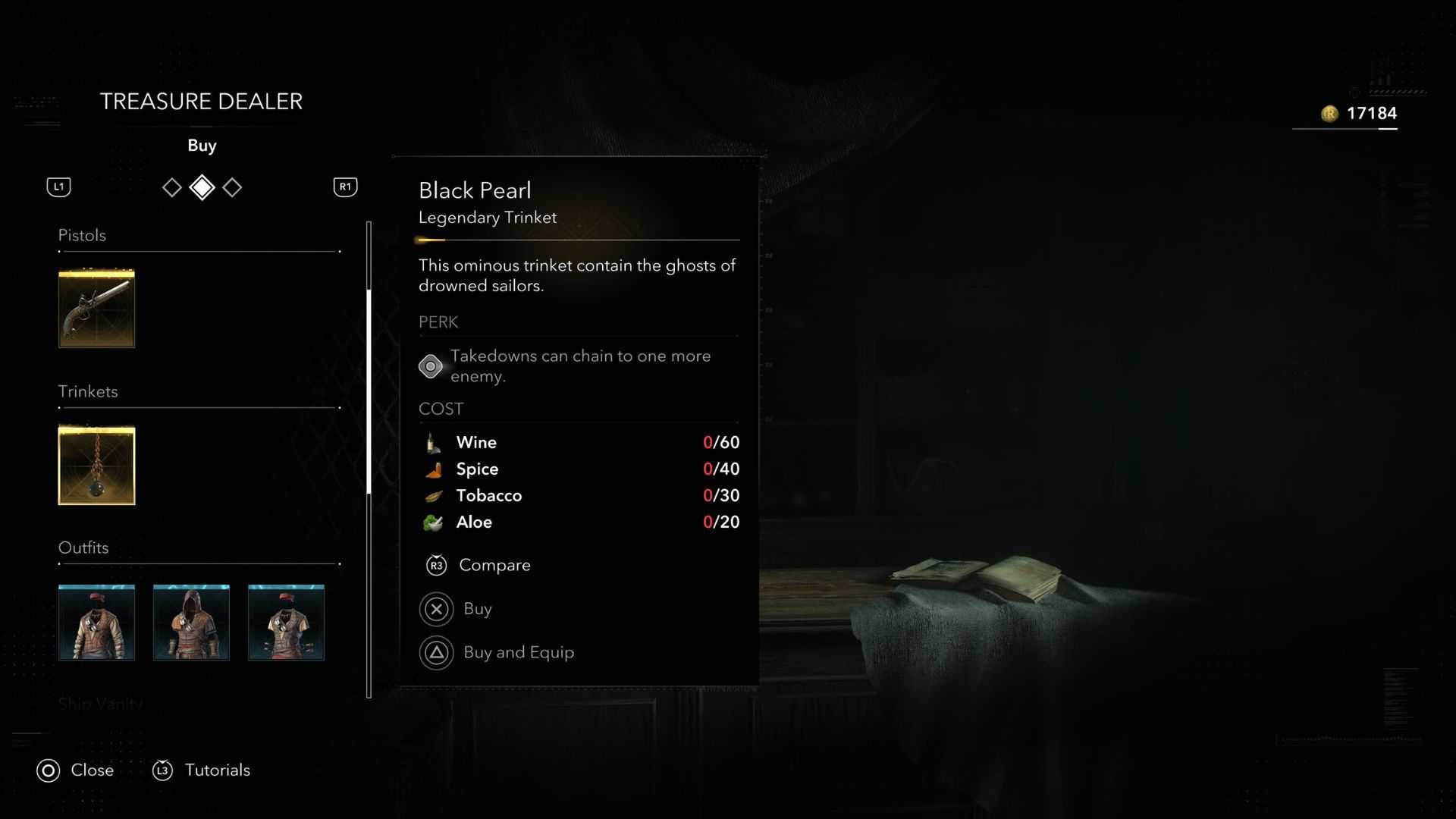 Black Pearl Trinket Assassin's Creed Black Flag Resynced