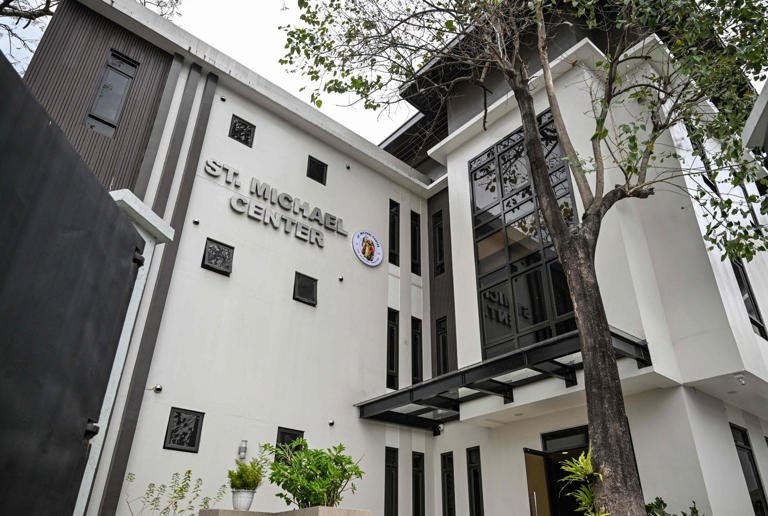 A view of the Saint Michael Centre for Spiritual Liberation and Exorcism in Makati, Metro Manila. Photo: AFP