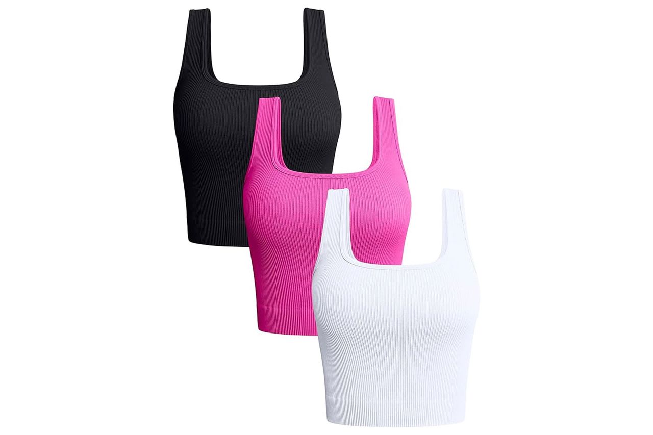 Amazon OQQ Women's 3 Piece Tank Tops