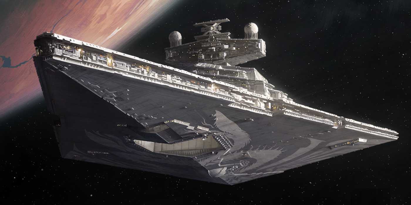 Thrawn's ship The Chimaera in Star Wars