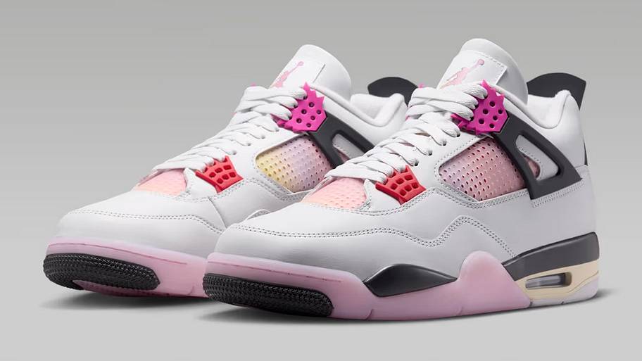 Side view of the Air Jordan 4 Retro