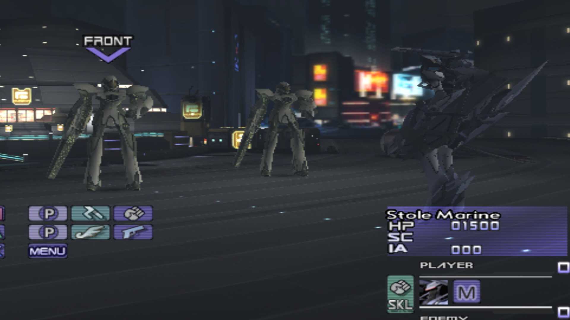 a battle from xenosaga