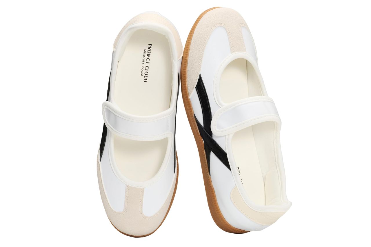 Project Cloud Comfortable Womens Shoes - Casual Trendy Mary Jane Shoes Women with Memory Foam - Lightweight & Non-Slip Fashion Sneakers for Women 2026 (Spring)