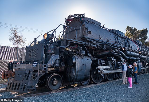 The Big Boy train stands at 17 feet tall, weighs 1.2 million pounds, and is the size of roughly half a Boeing 747