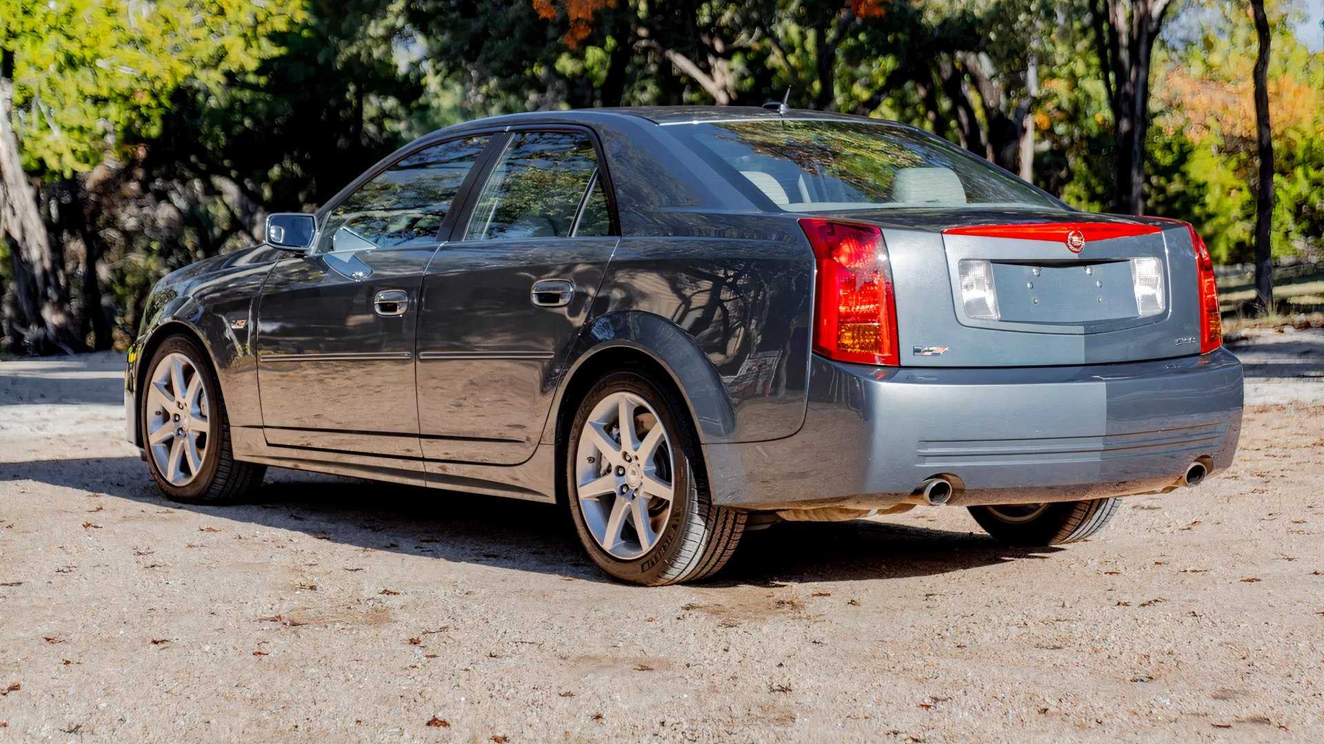 First-generation Cadillac CTS-V (2004-2007) Rear Angle View