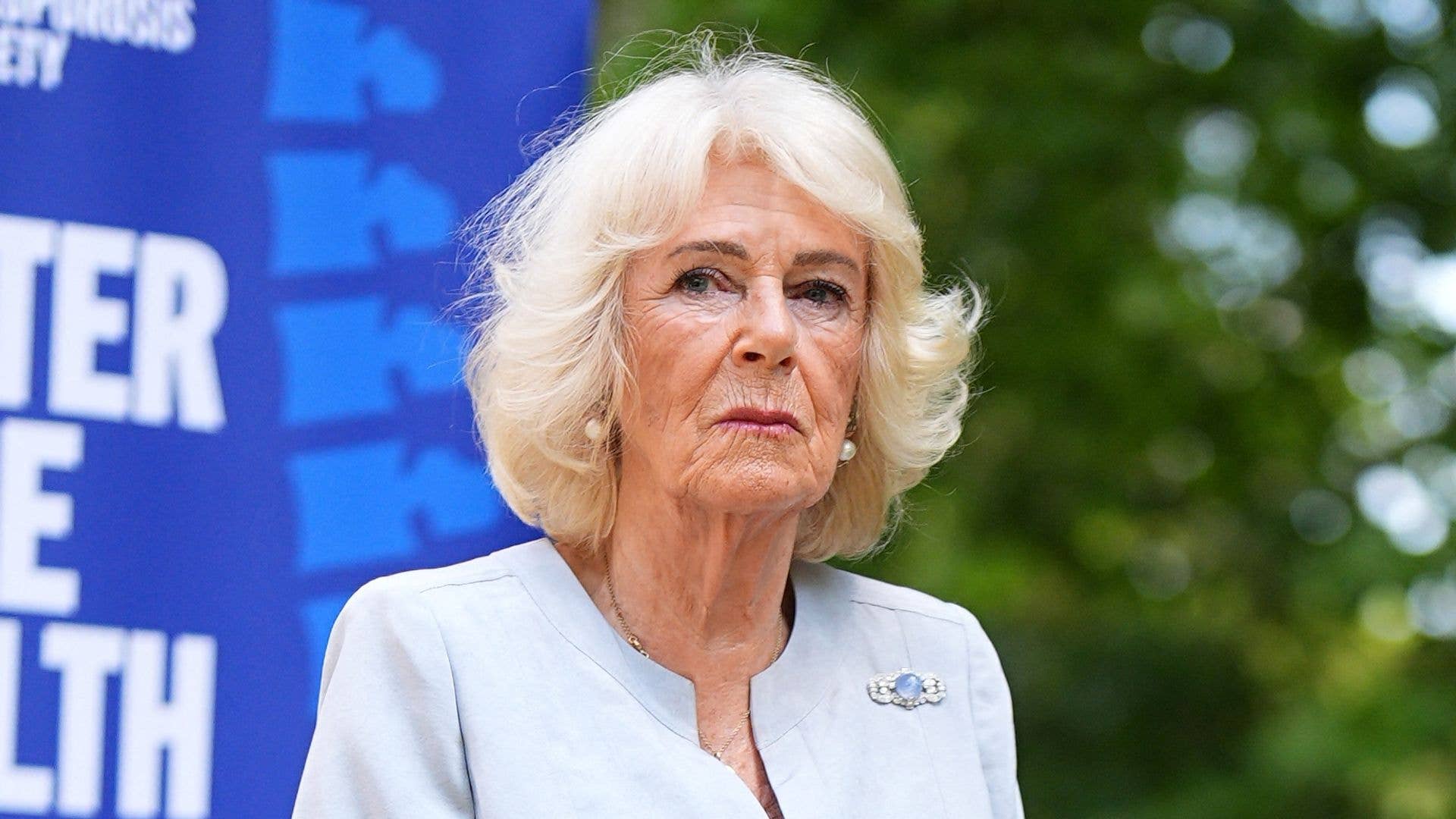 Britain's Queen Camilla, and president of the Royal Osteoporosis Society, attends a reception to mark 40 years of the charity,