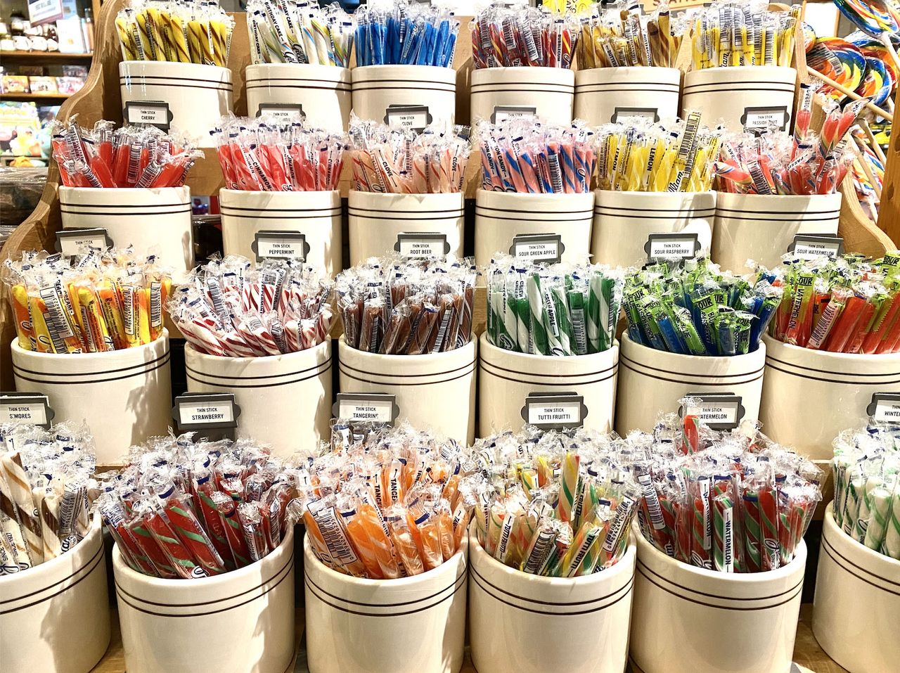 Candy Sticks at Cracker Barrel