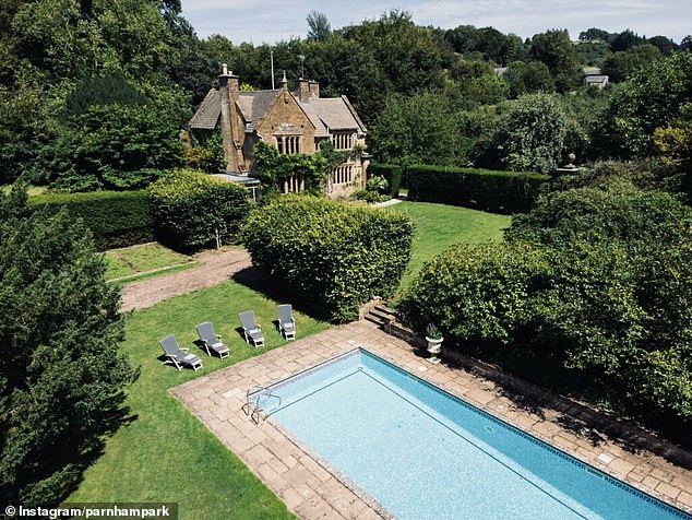 The project has alarmed residents, who fear it will wreck biodiversity, interrupt their views, create no affordable housing for locals – and maybe even fail at saving the historic house. Pictured: One of the cottages on the house's grounds