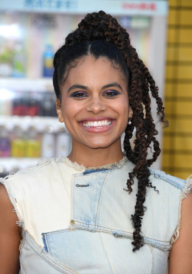 Zazie Beetz smiling at an event