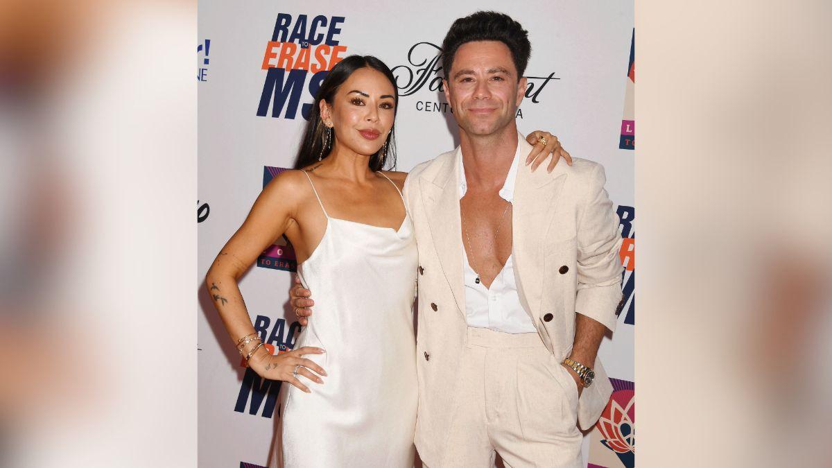 Janel Parrish and Sasha Farber Make Red Carpet Debut as Romance Gets Serious