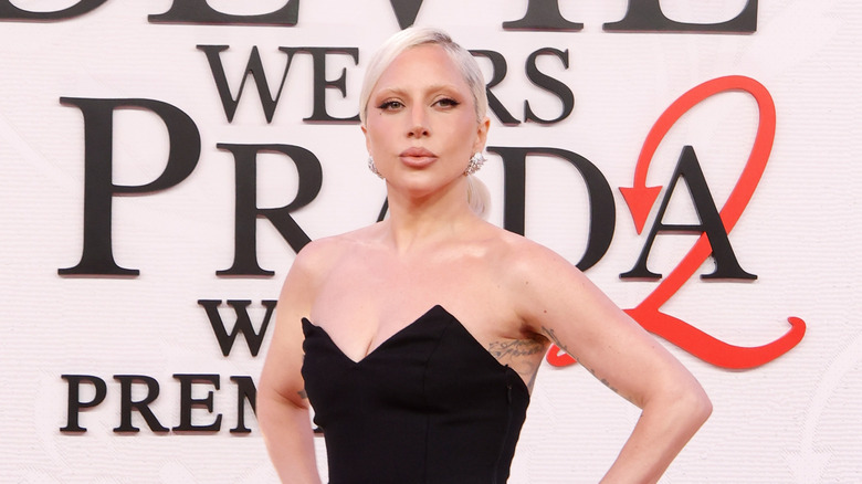 Lady Gaga posing