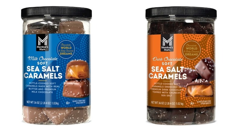 jar of Member's Mark Soft Sea Salt Caramels