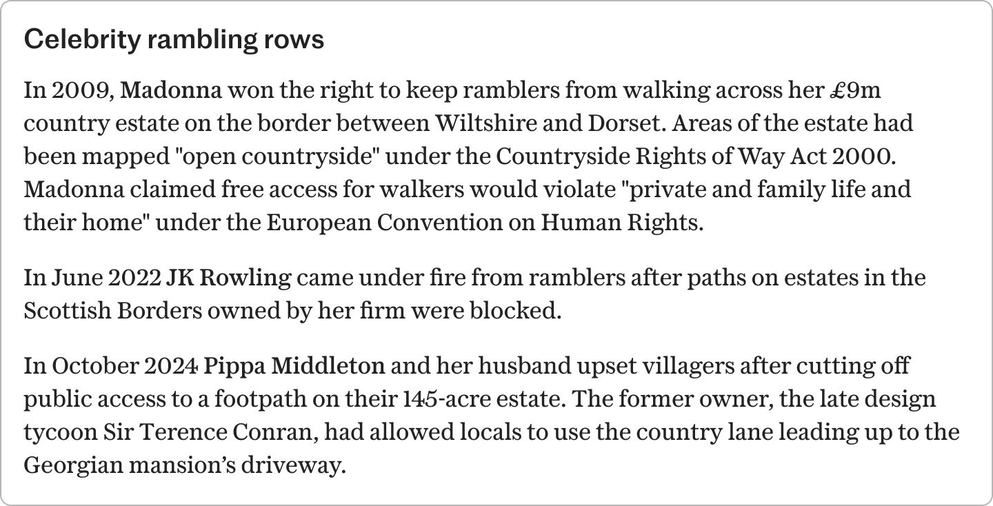 ‘It brings people right to our door’: what it’s like living on a famous footpath