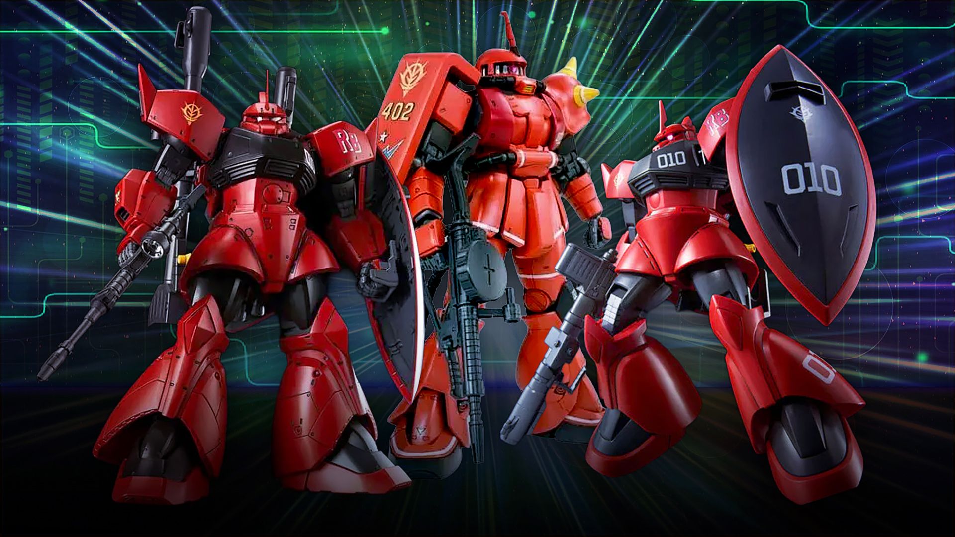 Gundam Brings Back 3 Legendary Red Mecha in New Limited Releases