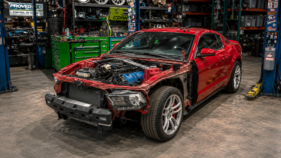 A destroyed Mustang Boss 302 gets another chance