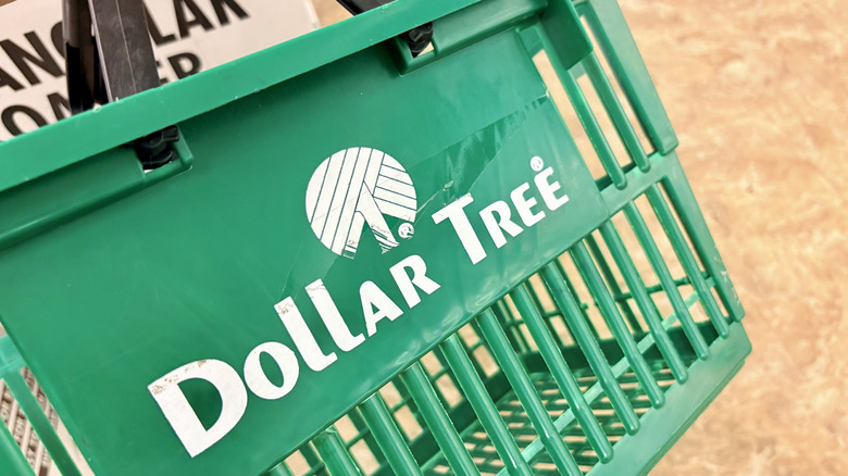 Dollar Tree green basket