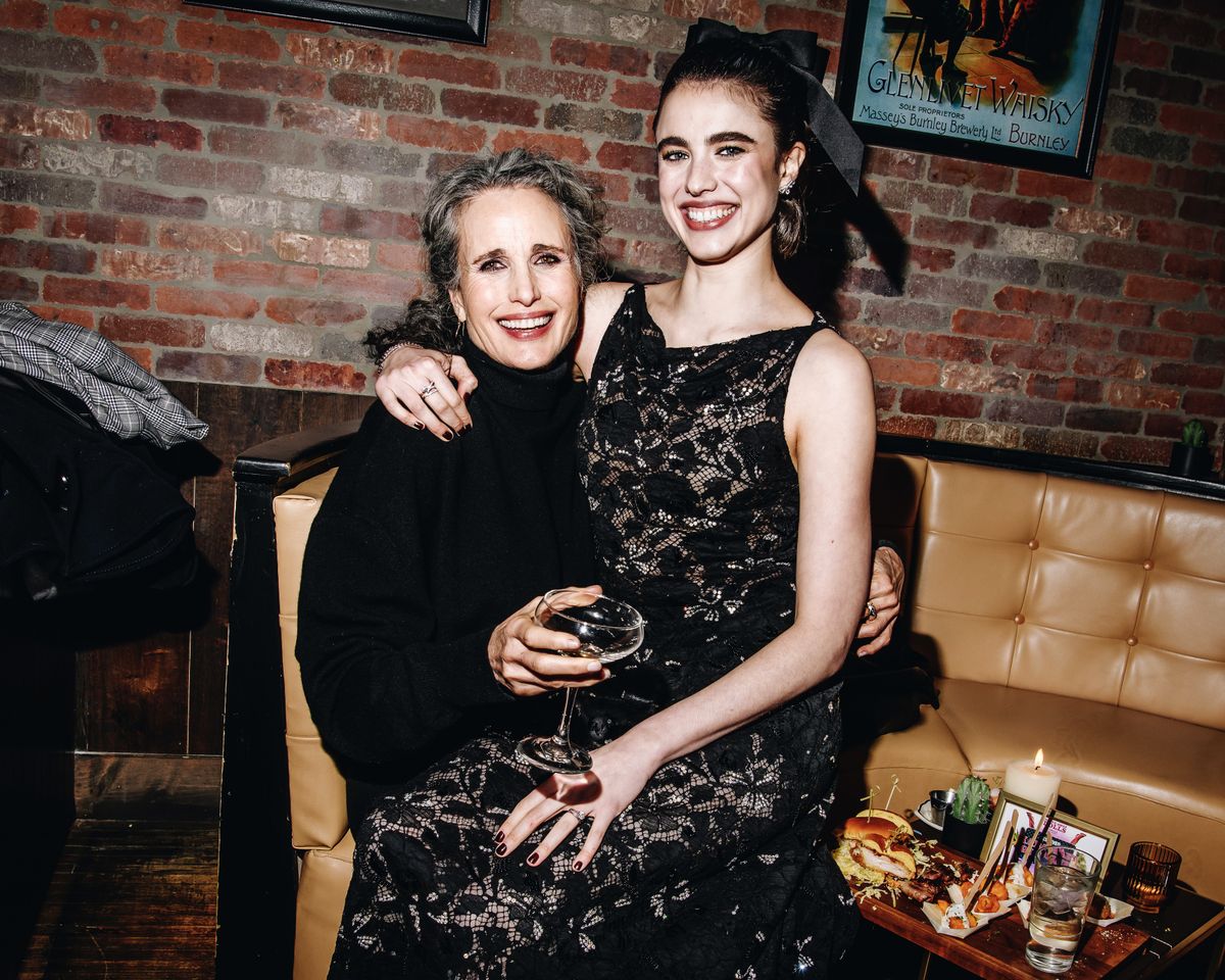Andie MacDowell and Margaret Qualley at the New York premiere of