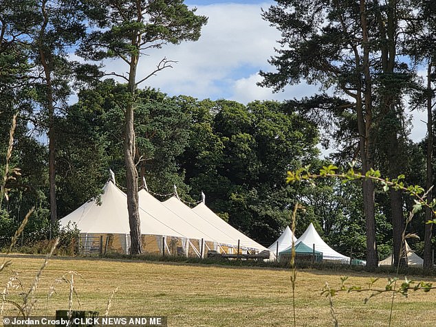 Despite Posh's absence, guests say that it was a 'perfect' ceremony where Mel's daughter Scarlett, 17, from her relationship with property developer Thomas Starr, acted as a bridesmaid