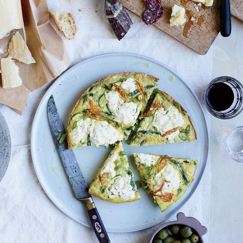 Asparagus-and-Zucchini Frittata