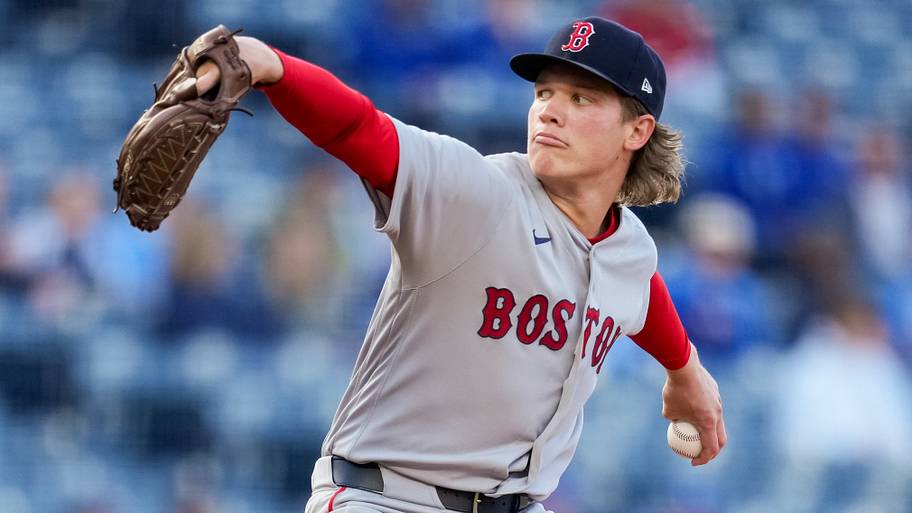 Boston Red Sox starting pitcher Connelly Early, Athletics