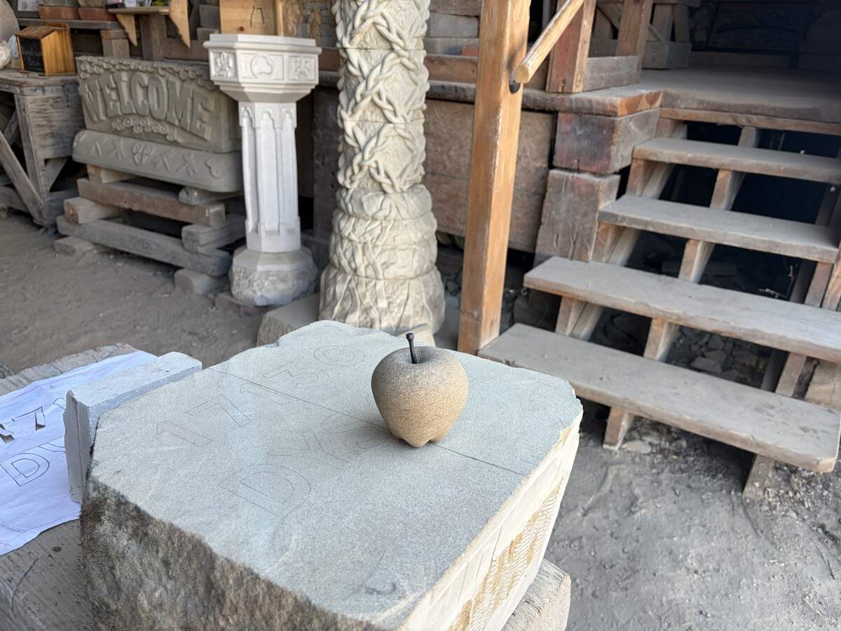 Tenino stone carving will represent Washington in U.S. Capitol time capsule