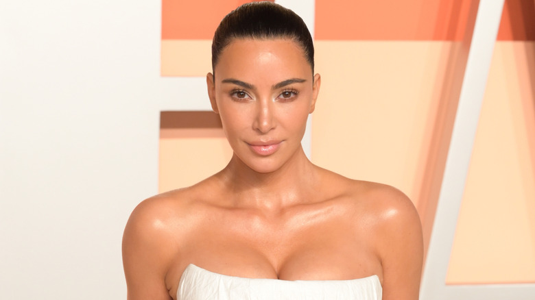 Kim Kardashian at Vanity Fair party