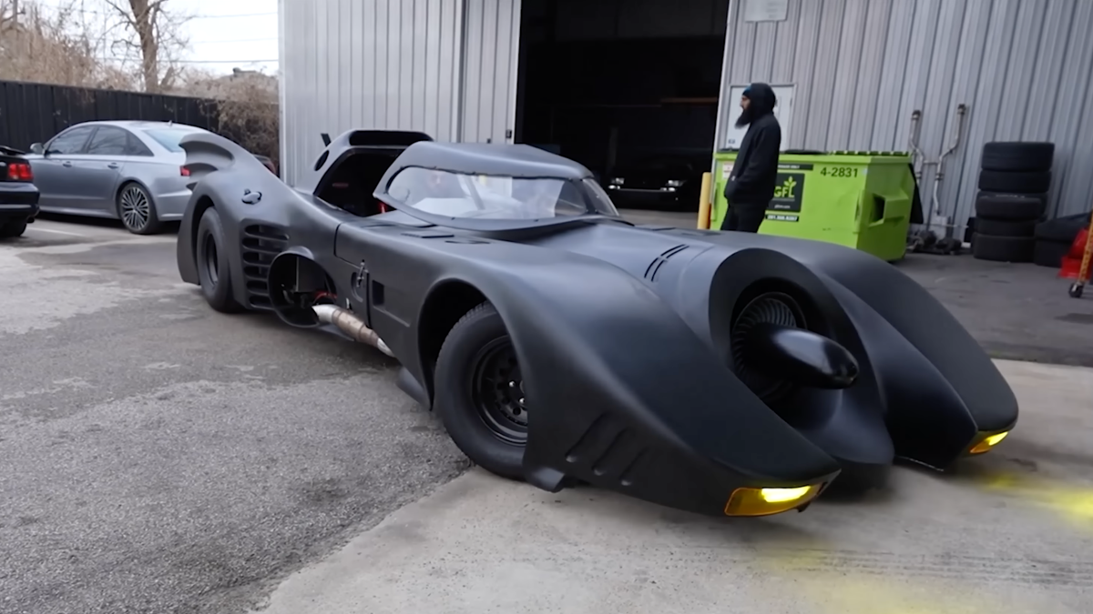 A Houston Doctor Drives A 1,000-HP Batmobile On The Street