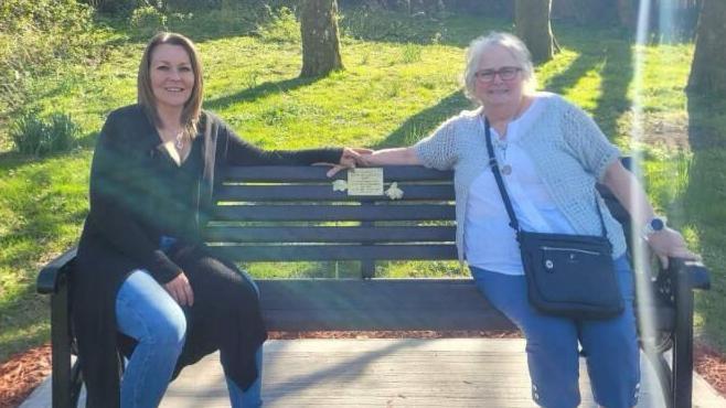 Bethannie's mum Leanne "broke down" after she found out what happened to her daughter's memorial bench