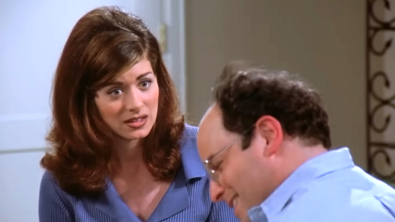 Seinfeld, Beth (Debra Messing) talking to George