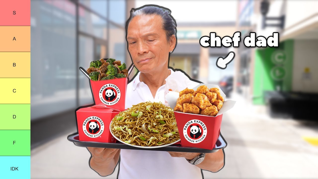 I try Panda Express for the first time! 🍜
