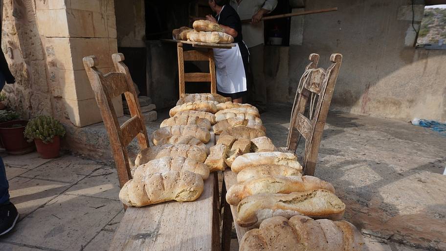 Bread on Crete, Greece