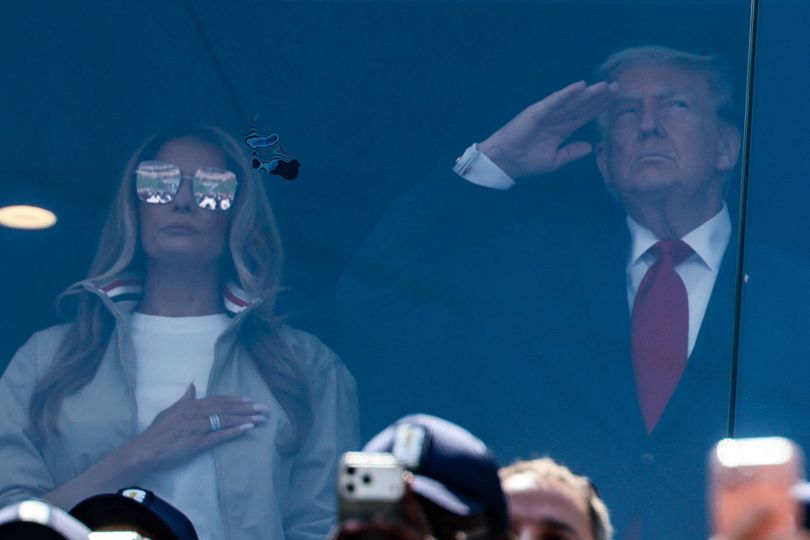 Melania and Donald Trump attended the FIFA Men's World Cup final