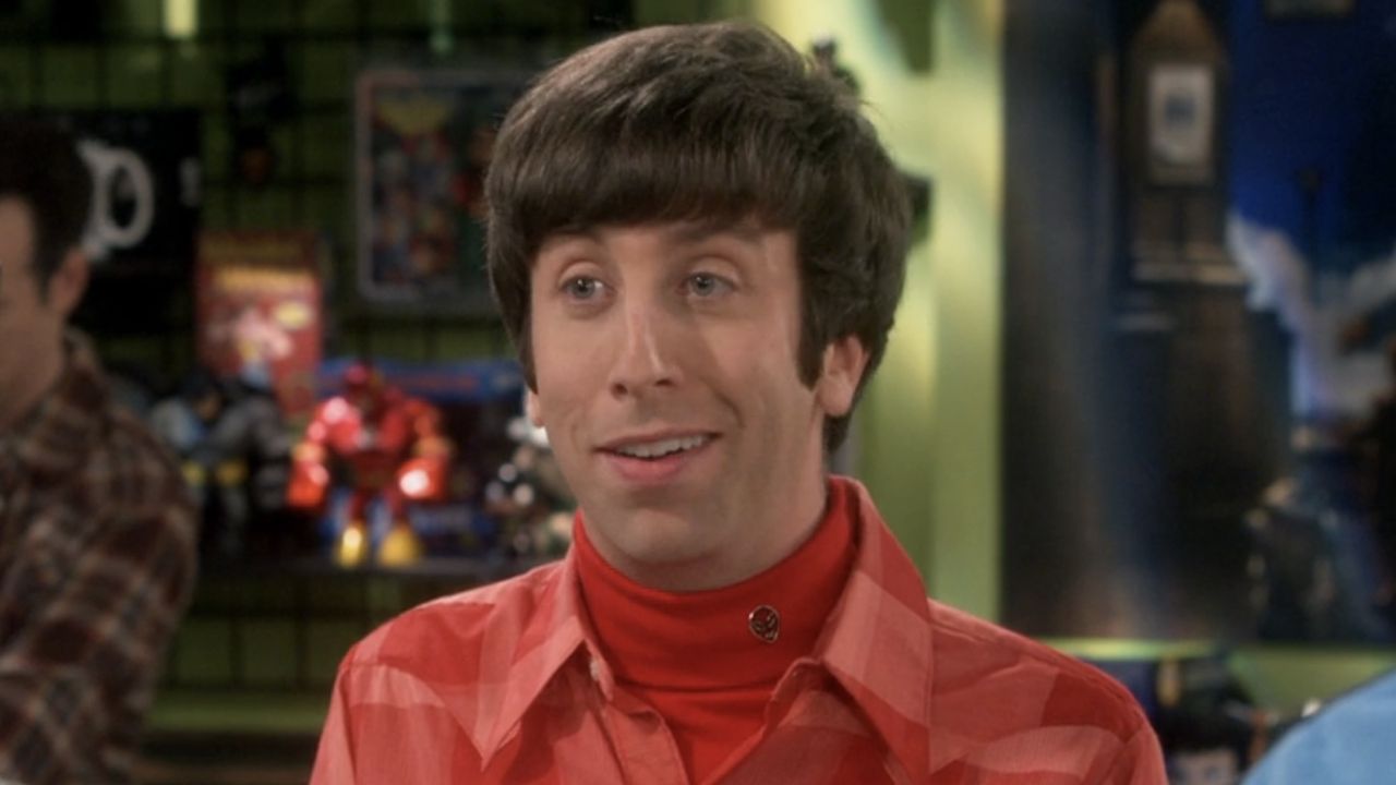 Howard on The Big Bang Theory smiling.