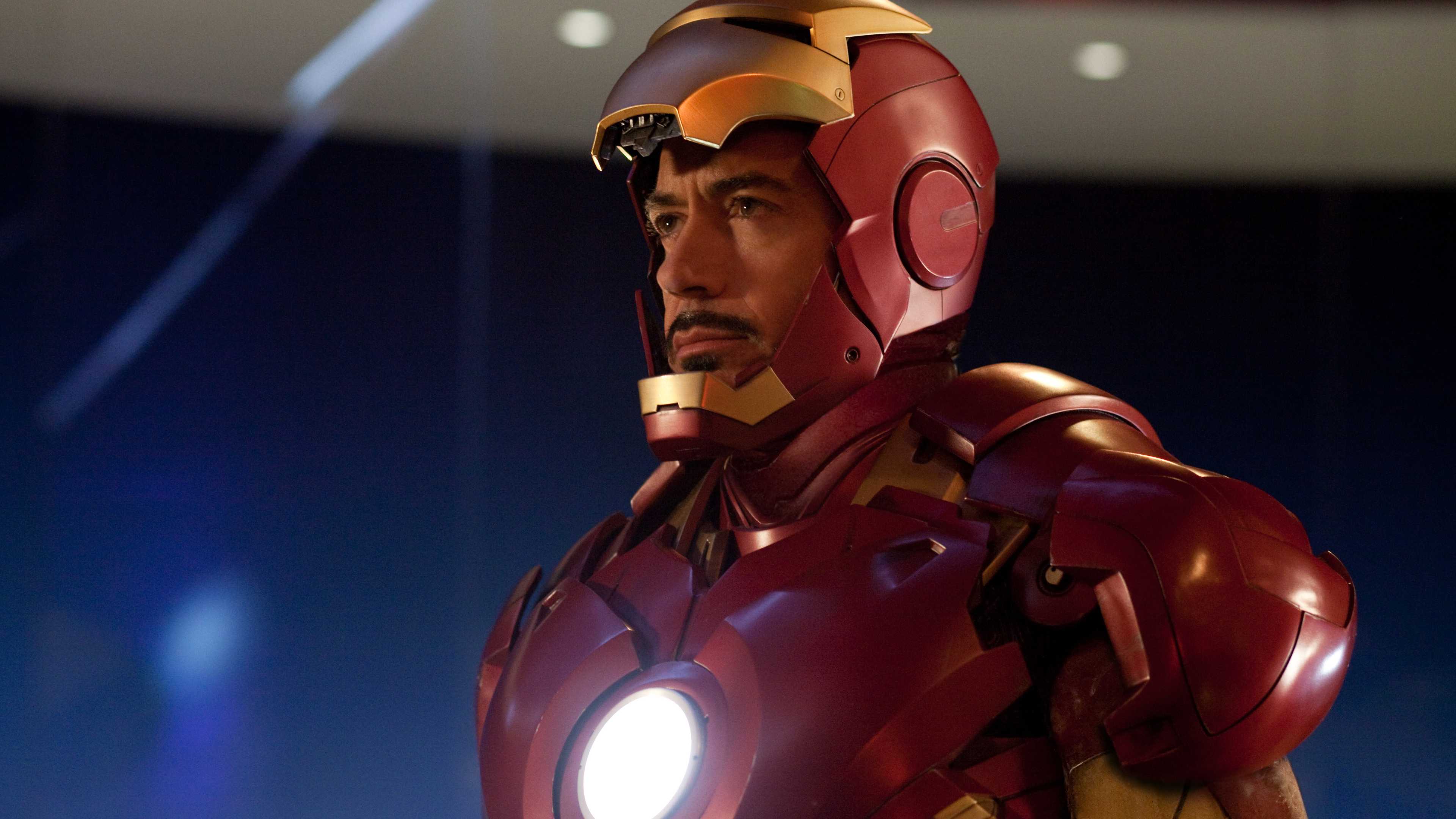 Robert Downey Jr as Iron Man in Iron Man 2