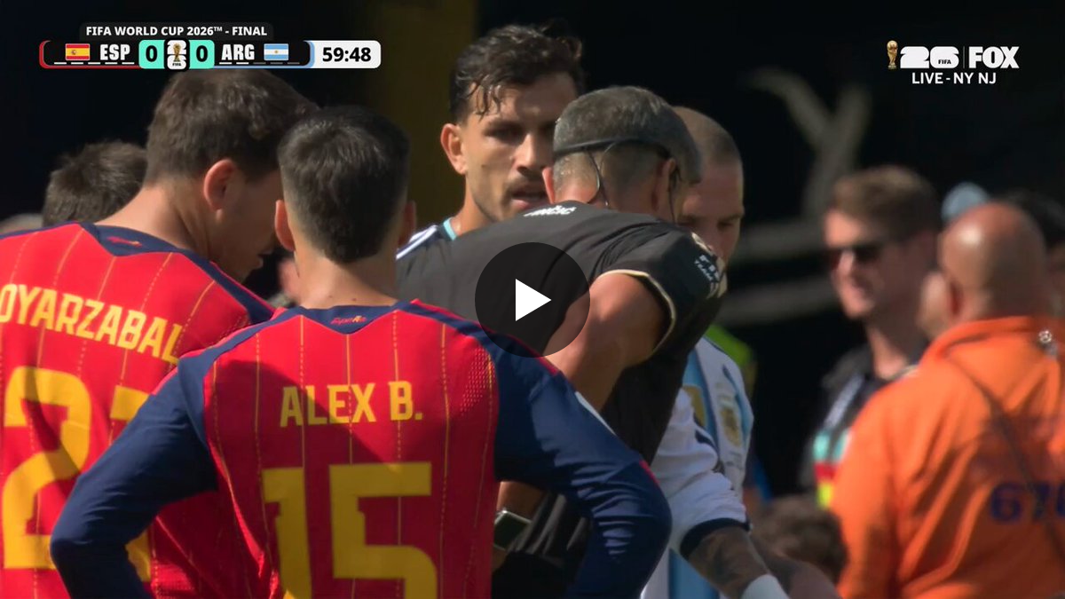 World Cup Final Referee Suffers Embarrassing Spray Malfunction Leaving 
