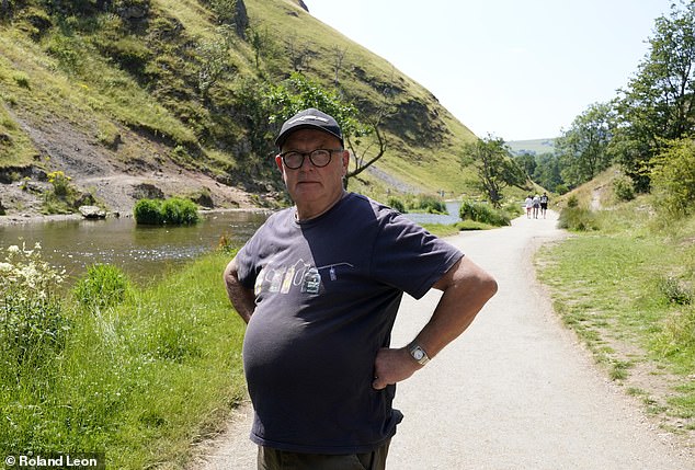 John Roulston, 74, out with his grandchildren from nearby Belper said: 'We all want to go somewhere nice'