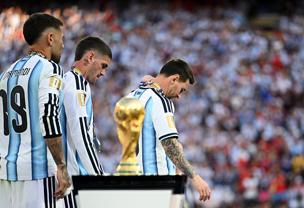 Lionel Messi after Argentina's defeat