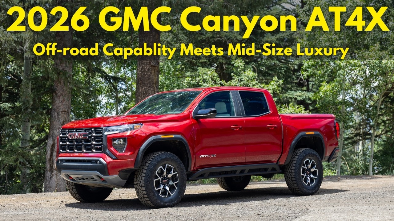 2026 GMC Canyon AT4X is Well Rounded Offroad Capability and Luxury
