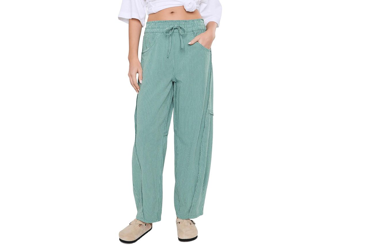 Free People Something Good Pull-On Barrel Pants