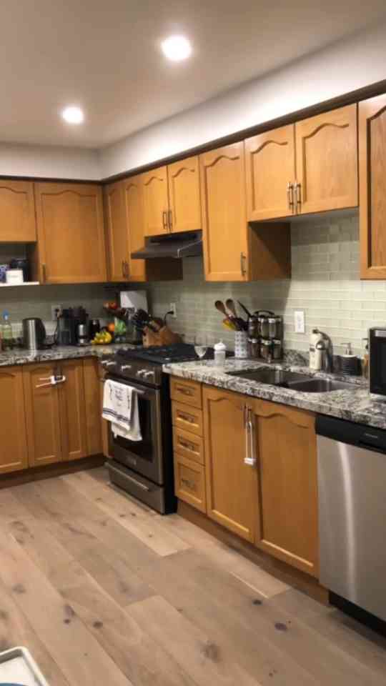 Kitchen renovation before and after transformation