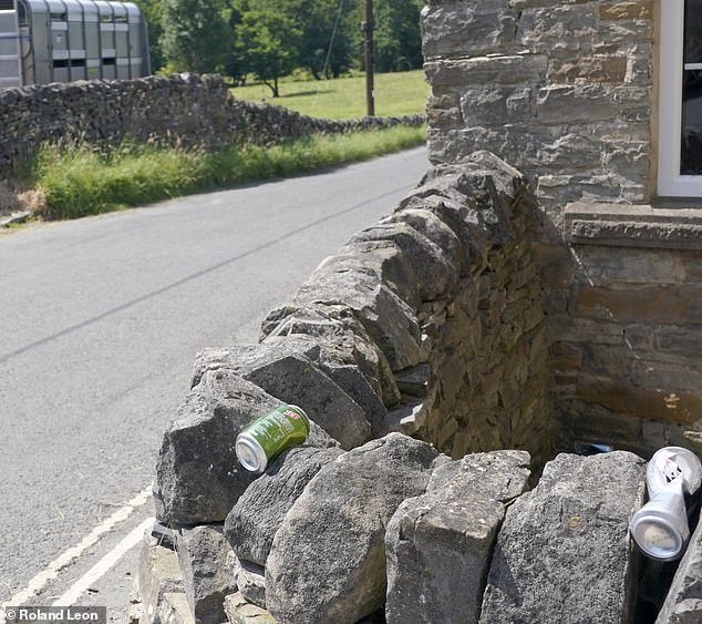 Locals have complained about litter being strewn across the area