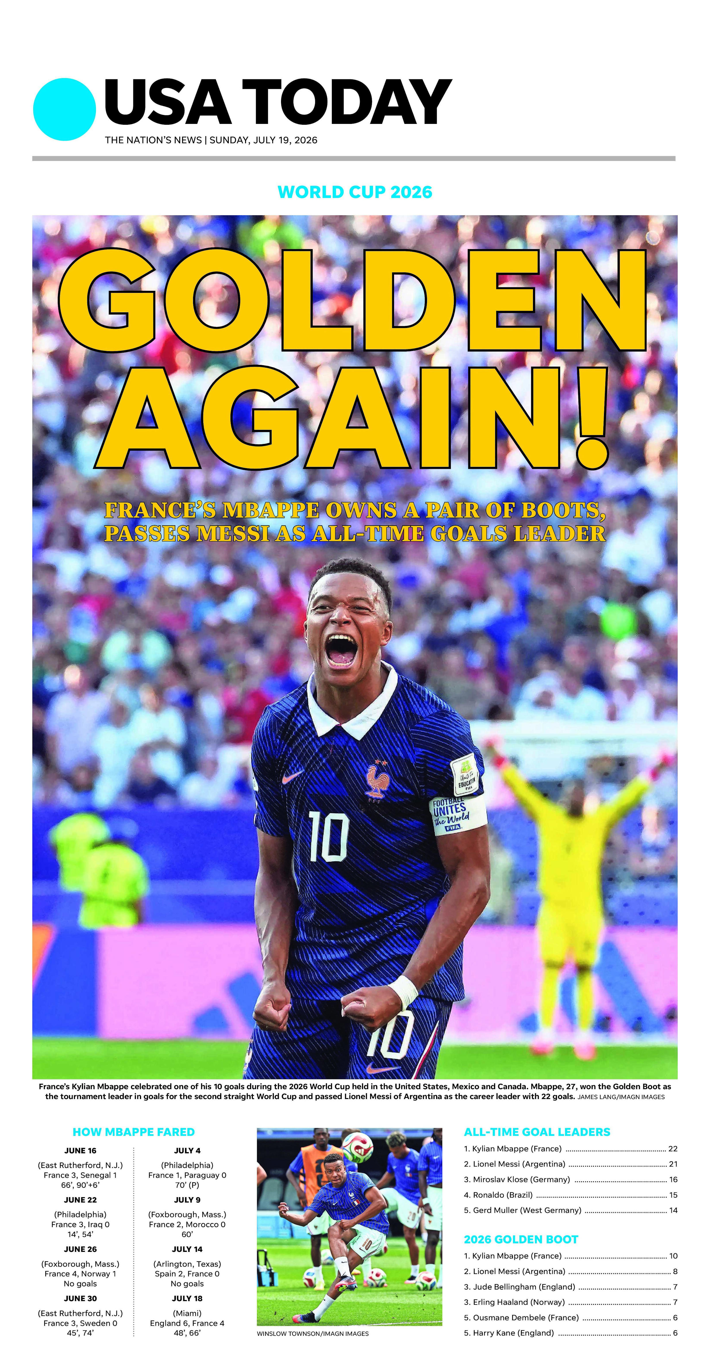 Relive 'America's World Cup' with our commemorative book, page prints