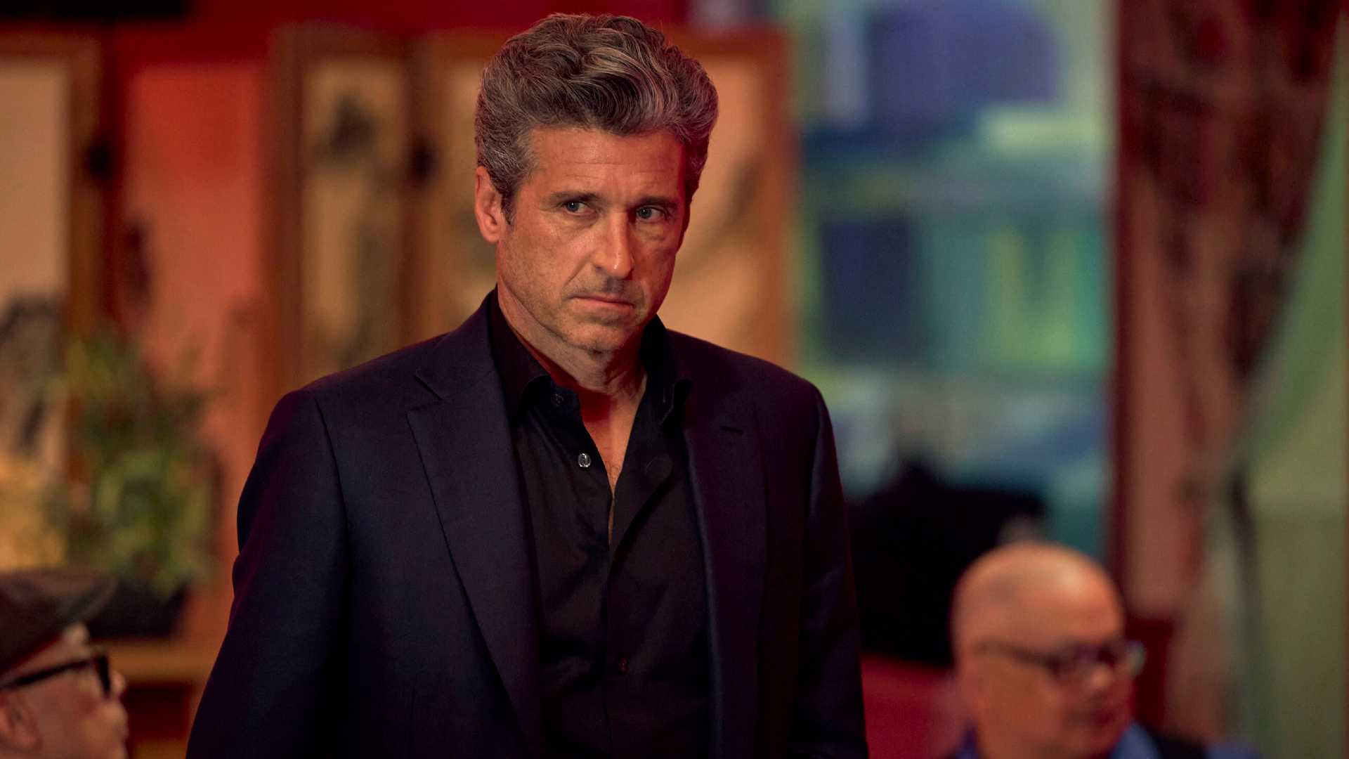 Patrick Dempsey as Angelo Doyle looking serious in Memory of a Killer