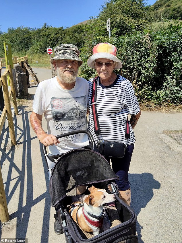 Peter and his wife Shirley have been visiting the area for four decades. He said: 'It's a beautiful place but a minority can ruin it for everyone'